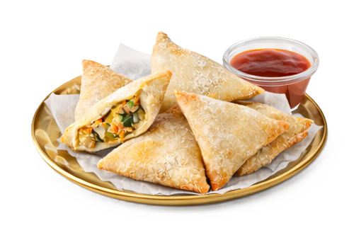 6 pieces Chicken Samosa